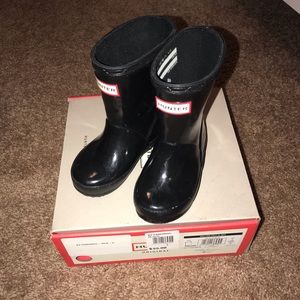 Hunter boots size 5